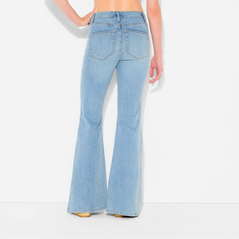 Flare Jeans, Light Wash, New with Tags - Picture 5 of 16